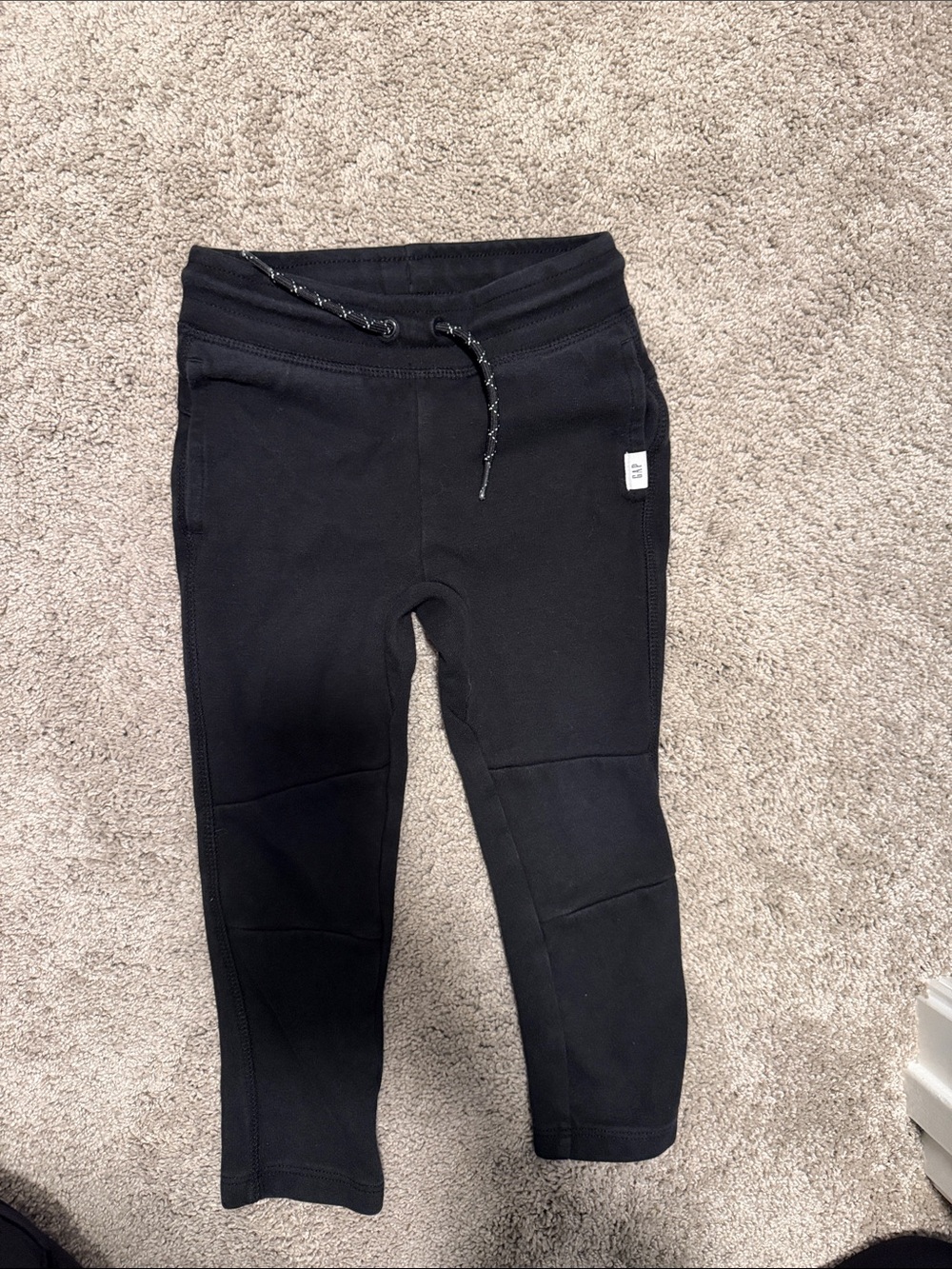 GAP Black Kids Drawstring Jogger Pants